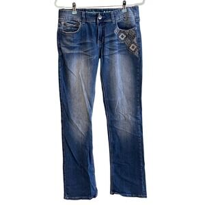 Cruel Denim Bootcut Jeans Abby Rocky Mountain Clothing Embroidered Pockets 30/9L